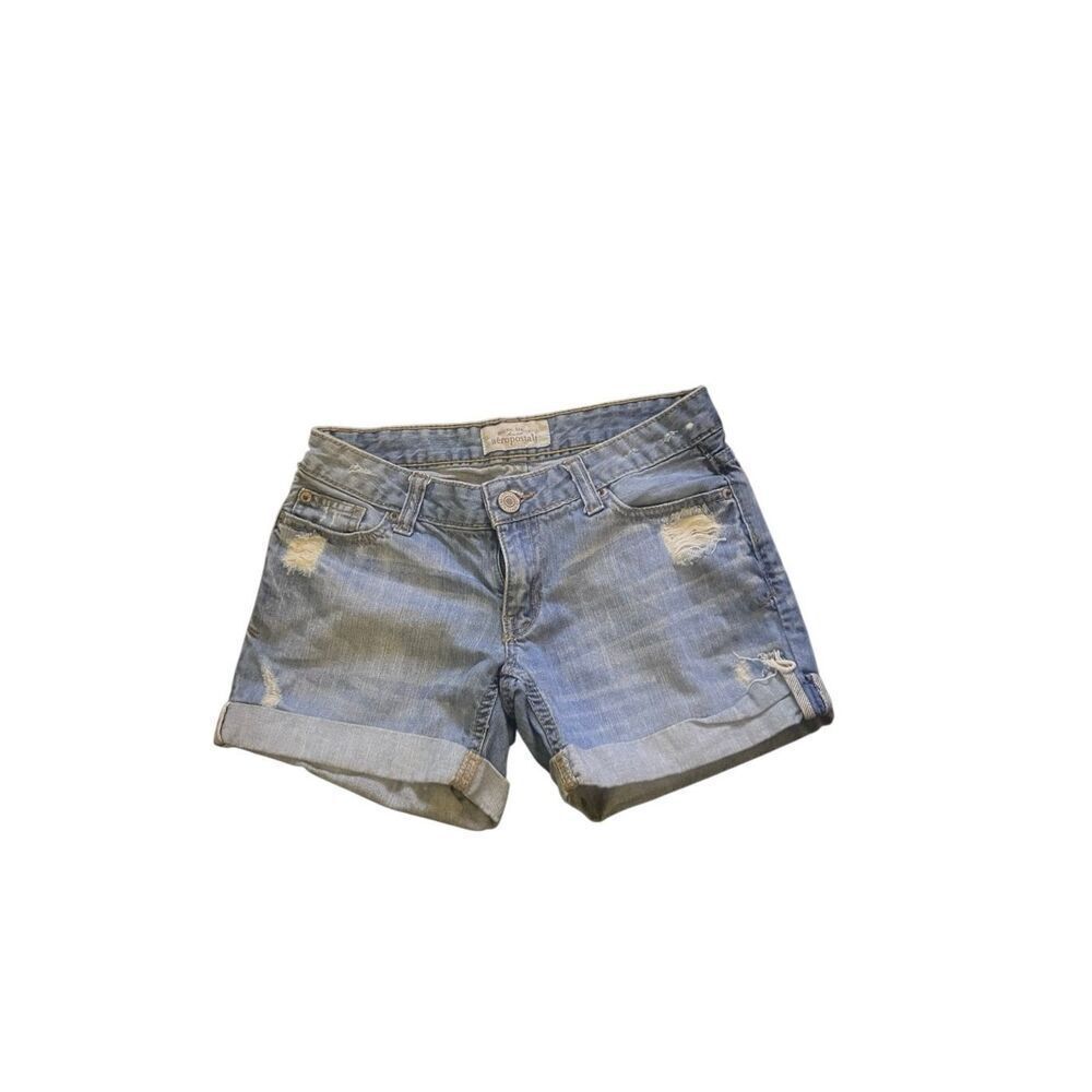 Aeropostale Distressed Jean Shorts